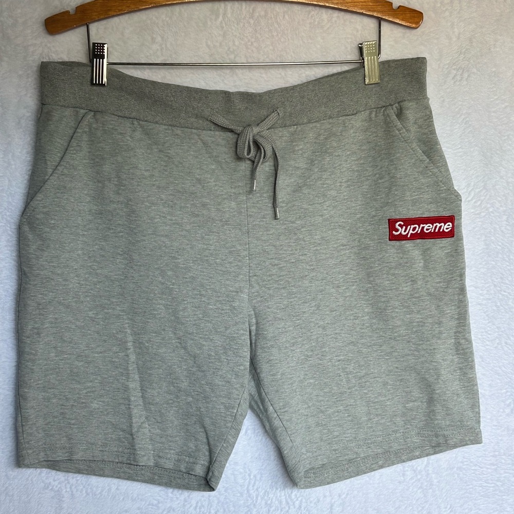 Supreme Gray Athletic Shorts